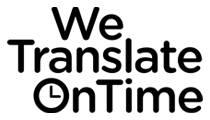 Empresa internacional We Translate On Time, cliente da GG Algarve Translations