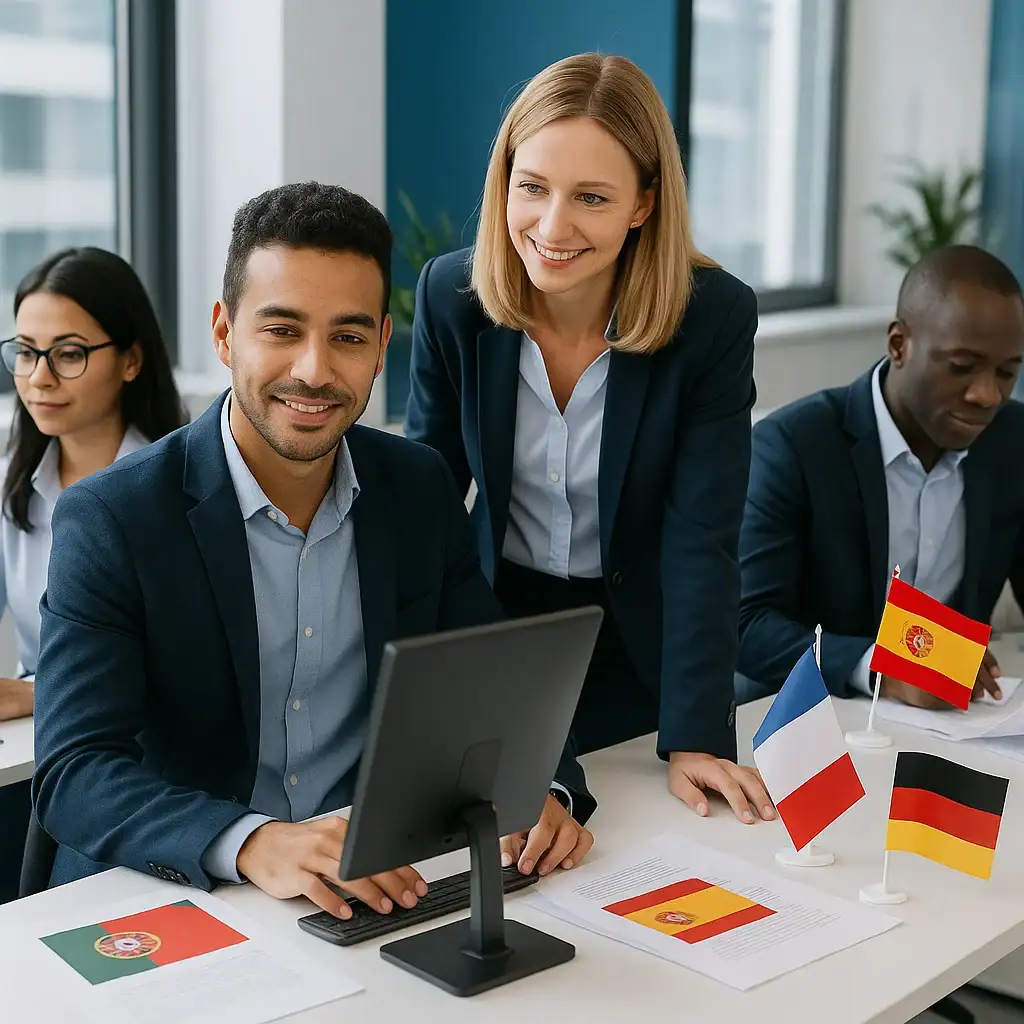 Pessoal no serviço de Tradução para Empresas em Portugal de GG Algarve Translations