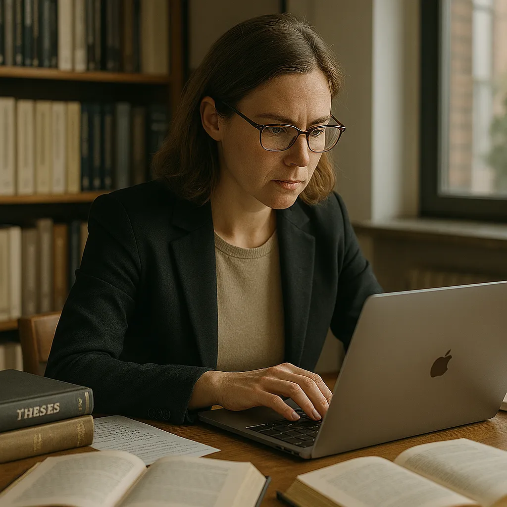 Tradutora profissional no Algarve a traduzir artigos e teses académicas no serviço de tradução académica e de investigação.